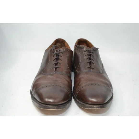 Allen Edmonds Fifth Avenue Dress Shoes‎ Brown Leather Mens 12 B 97194 Luxury
